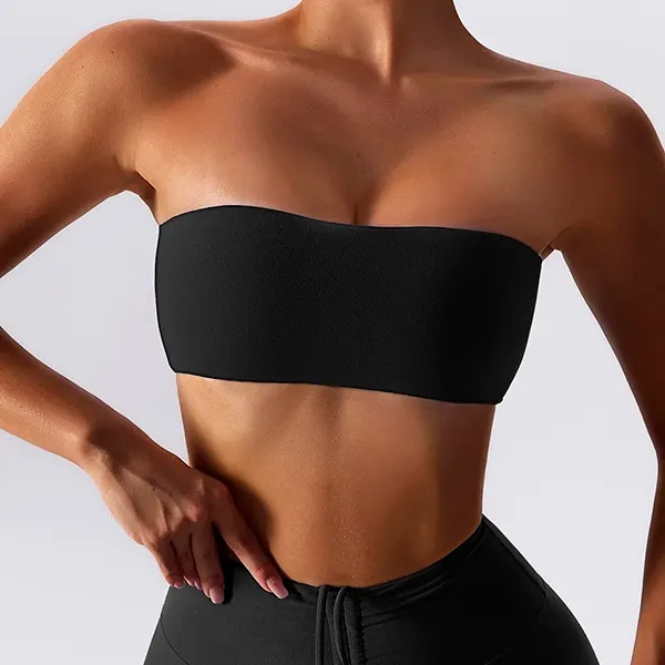 Sport-BH, trägerloser BH, trägerloses Top, trägerloser Sport-BH, Bandeau, Fitness-BH, Yoga-BH