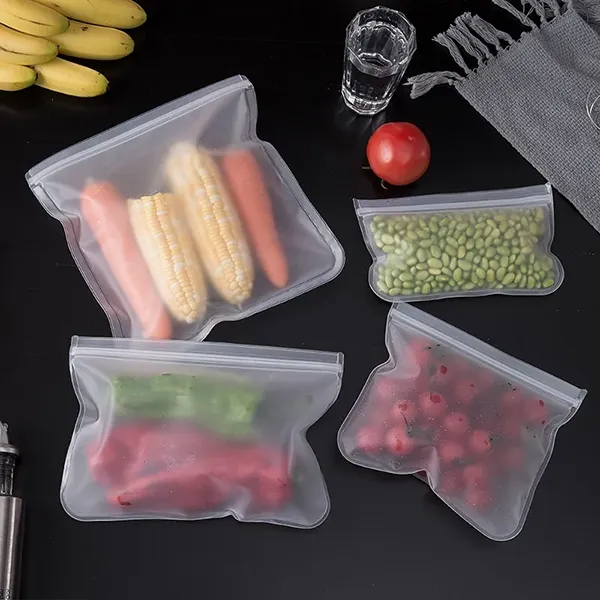 Lebensmittelaufbewahrungsbeutel, Lebensmittelbeutel mit Reißverschluss, wiederverwendbare Ziplock-Beutel, Lebensmittelaufbewahrungsbeutel aus Silikon