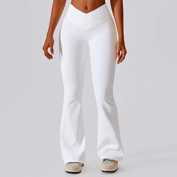 Schlag-Leggings, Schlag-Hosen, hoch taillierte Leggings, hoch taillierte Schlag-Leggings, Schlag-Yogahosen, Schlag-Hosen