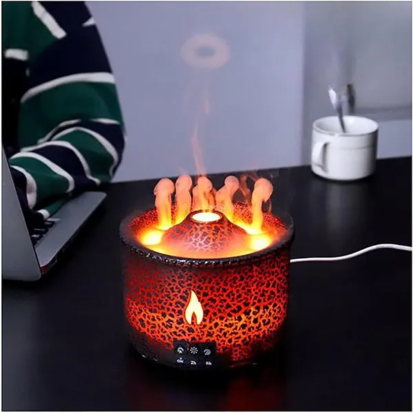 Luftbefeuchter, Diffusor für ätherische Öle, Aromadiffusor, Luftbefeuchter, Vulkanbefeuchter, Quallenbefeuchter