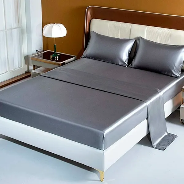 Satin-Bettwäsche Laken Set, Satin Laken