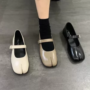 Ballerinas, Ballerinas, Ballerinas für Damen, Schuhe mit geteilter Zehenpartie