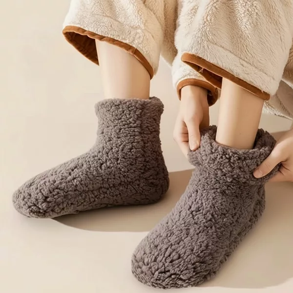 thermal socks, non-slip socks, sleep socks, plush socks