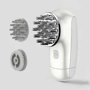 scalp massage comb, massage hair brush, facial brush, facial cleansing brush, face scrubbing brush, exfoliating facial brush, electric face scrubber, sonic facial brush