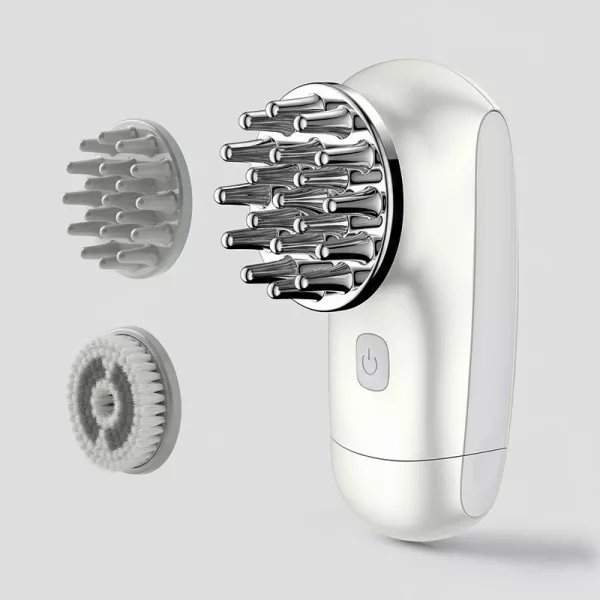 scalp massage comb, massage hair brush, facial brush, facial cleansing brush, face scrubbing brush, exfoliating facial brush, electric face scrubber, sonic facial brush