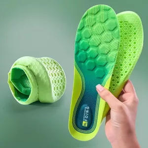 breathable sports shoes insoles, sports insoles, insoles with arch support, shock-absorbing shoe inserts, running insoles