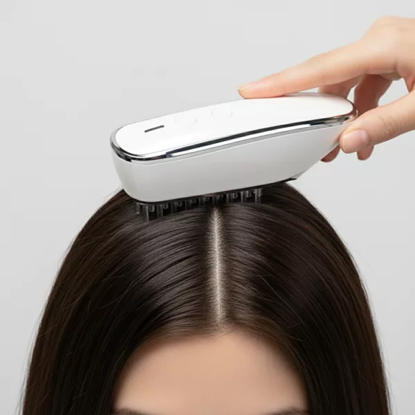 ems hair comb, red light meridian massager